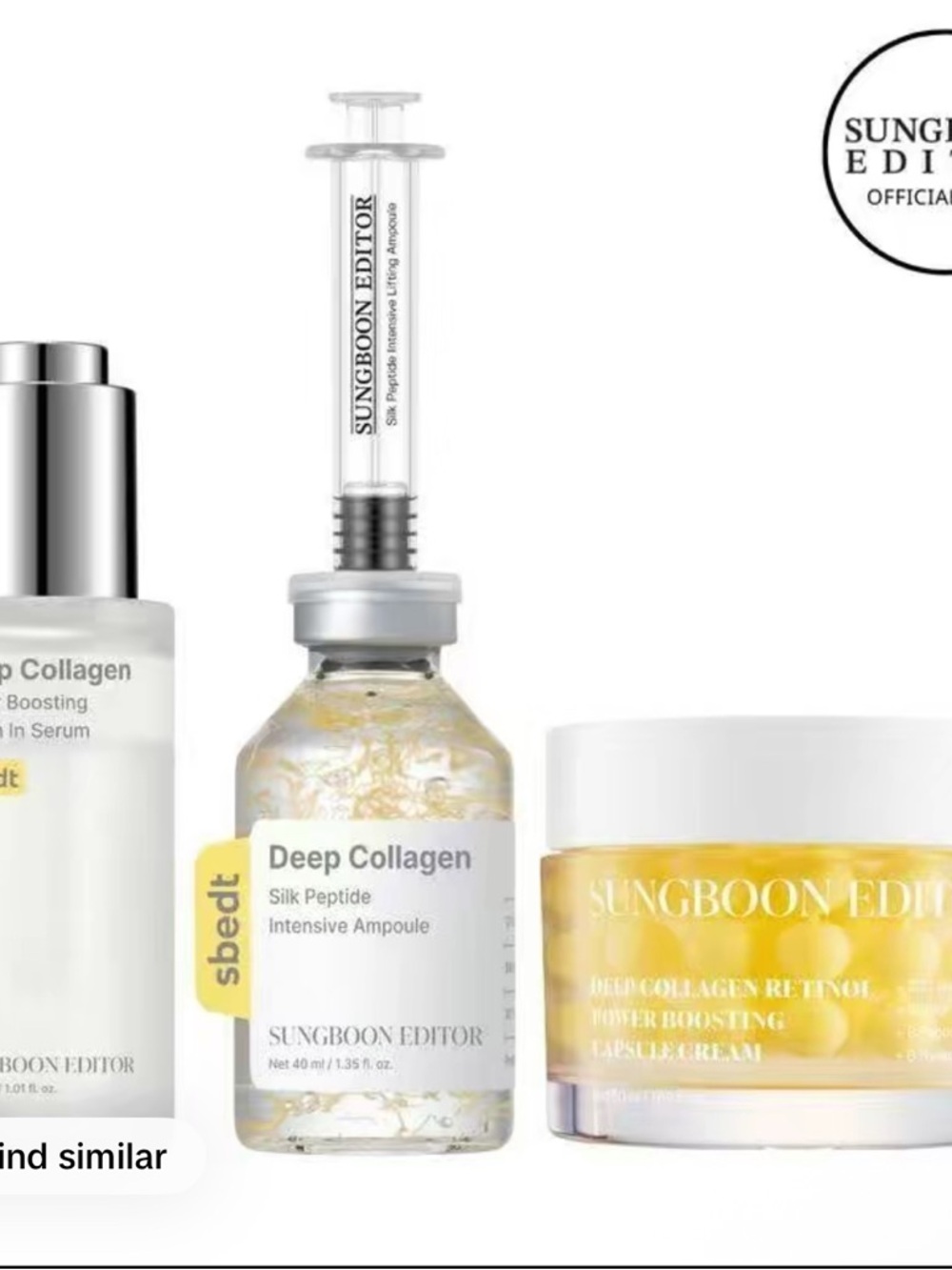 Sungboon Editor Deep Collagen Intensive Ampoule - Yellow